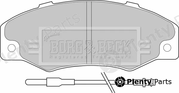 Borg & Beck BBP1078 — Brake Pad Set, disc brake