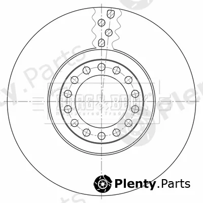 Borg & Beck BBD32603 — Brake Disc
