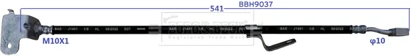 Borg & Beck BBH9037 — Brake Hose