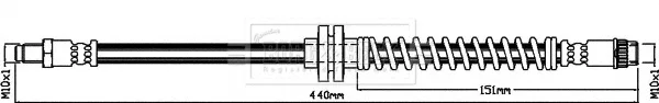 Borg & Beck BBH8420 — Brake Hose