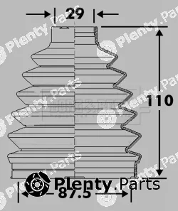 Borg & Beck BCB6111 — Bellow Kit, drive shaft