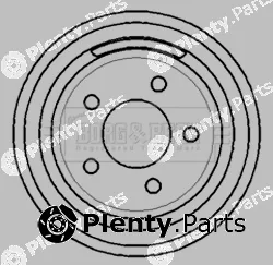 Borg & Beck BBR7142 — Brake Drum