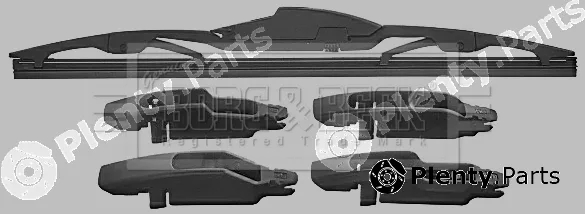 Borg & Beck BW12R — Wiper Blade