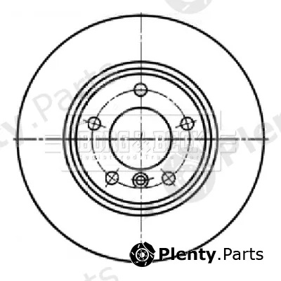 Borg & Beck BBD5336 — Brake Disc