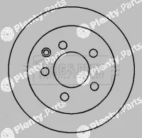 Borg & Beck BBD4368 — Brake Disc