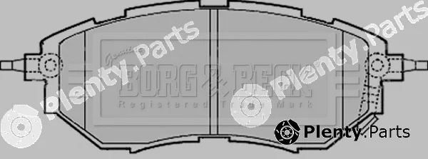Borg & Beck BBP2077 — Brake Pad Set, disc brake