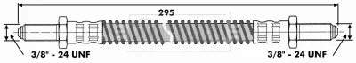 Borg & Beck BBH6480 — Brake Hose