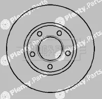 Borg & Beck BBD4760 — Brake Disc