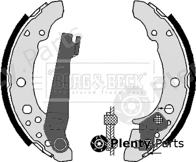 Borg & Beck BBS6248 — Brake Shoe Set