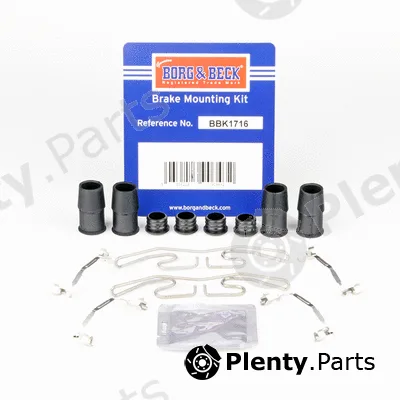 Borg & Beck BBK1716 — Accessory Kit, disc brake pad