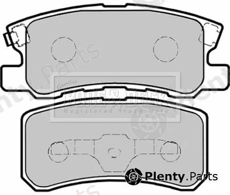 Borg & Beck BBP1758 — Brake Pad Set, disc brake