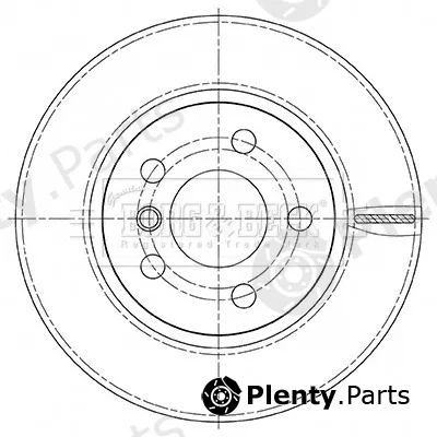 Borg & Beck BBD5494 — Brake Disc