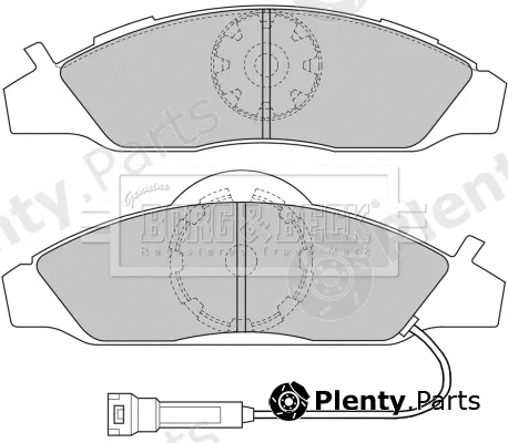 Borg & Beck BBP1633 — Brake Pad Set, disc brake