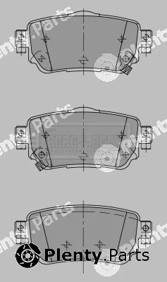 Borg & Beck BBP2498 — Brake Pad Set, disc brake