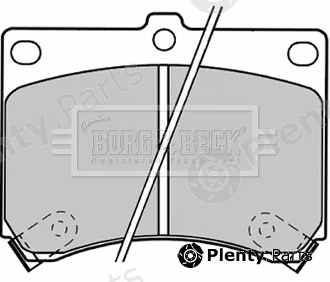 Borg & Beck BBP1208 — Brake Pad Set, disc brake