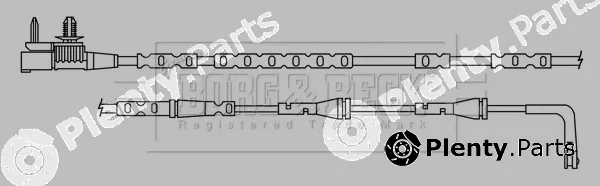 Borg & Beck BWL3186 — Warning Contact, brake pad wear
