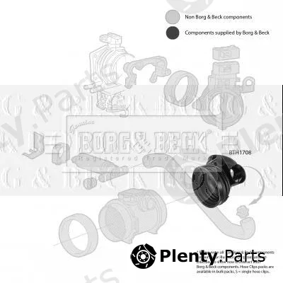 Borg & Beck BTH1708 — Intake Hose, air filter