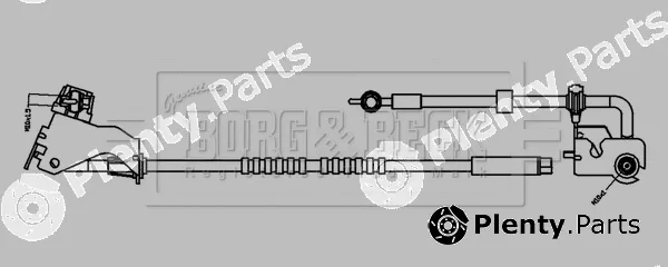Borg & Beck BBH8850 — Brake Hose