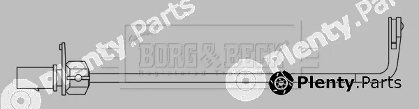 Borg & Beck BWL3176 — Warning Contact, brake pad wear