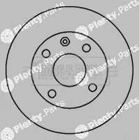 Borg & Beck BBD4435 — Brake Disc