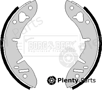 Borg & Beck BBS6155 — Brake Shoe Set