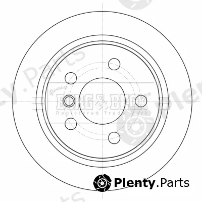 Borg & Beck BBD5426 — Brake Disc