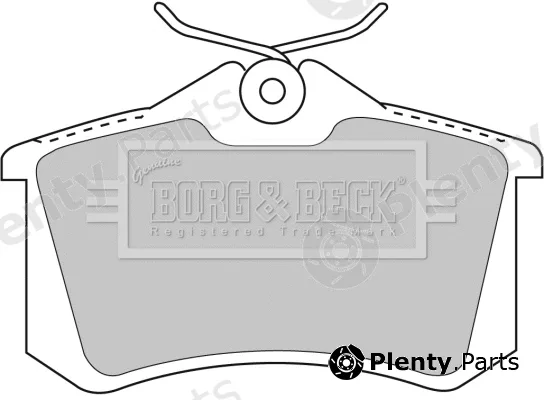 Borg & Beck BBP1778 — Brake Pad Set, disc brake