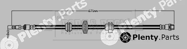 Borg & Beck BBH8777 — Brake Hose