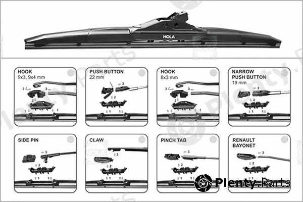 Hola HQ19 — Wiper Blade