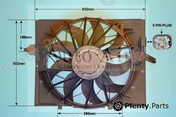 Auto Air Gloucester 05-1058 — Electric Motor, radiator fan