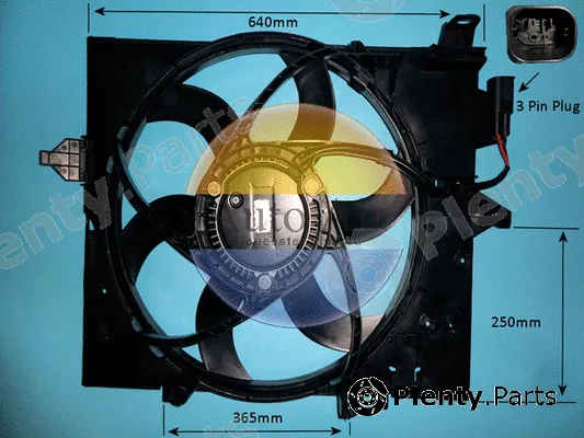 Auto Air Gloucester 05-1183 — Electric Motor, radiator fan