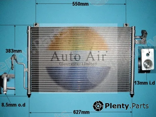 Auto Air Gloucester 16-1189A — Condenser, air conditioning