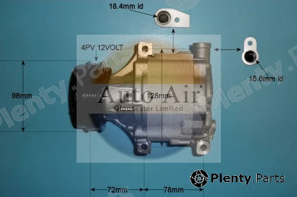 Auto Air Gloucester 14-2078 — Compressor, air conditioning