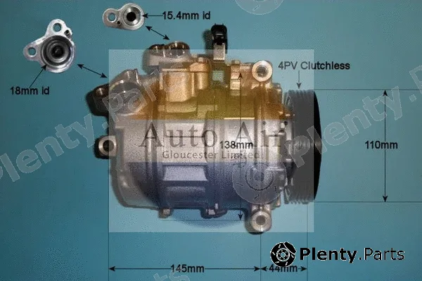 Auto Air Gloucester 14-0037 — Compressor, air conditioning