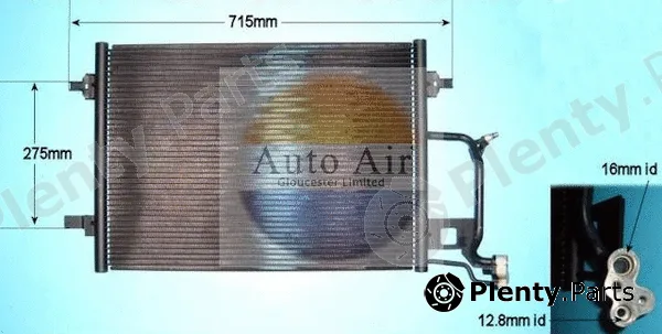 Auto Air Gloucester 16-9565 — Condenser, air conditioning