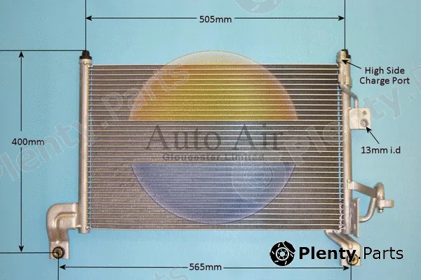 Auto Air Gloucester 16-0066 — Condenser, air conditioning