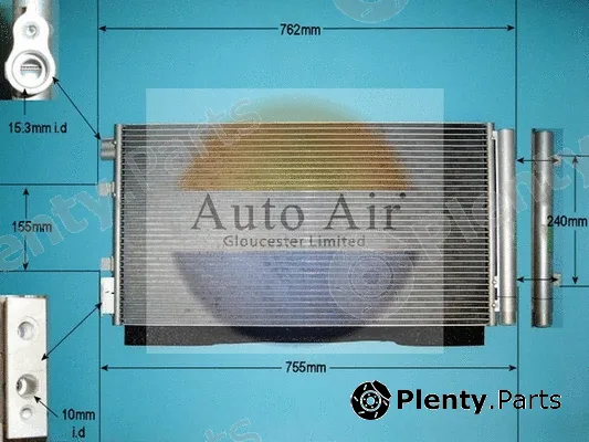 Auto Air Gloucester 16-3964 — Condenser, air conditioning