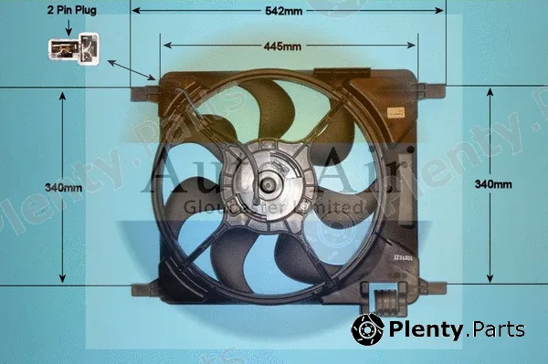 Auto Air Gloucester 05-1099 — Electric Motor, radiator fan