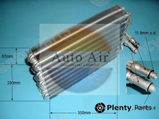 Auto Air Gloucester 21-0096 — Evaporator, air conditioning