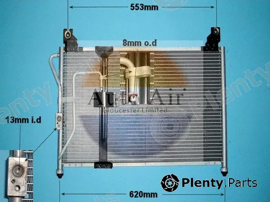 Auto Air Gloucester 16-1180 — Condenser, air conditioning