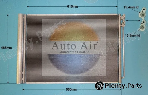 Auto Air Gloucester 16-1358 — Condenser, air conditioning