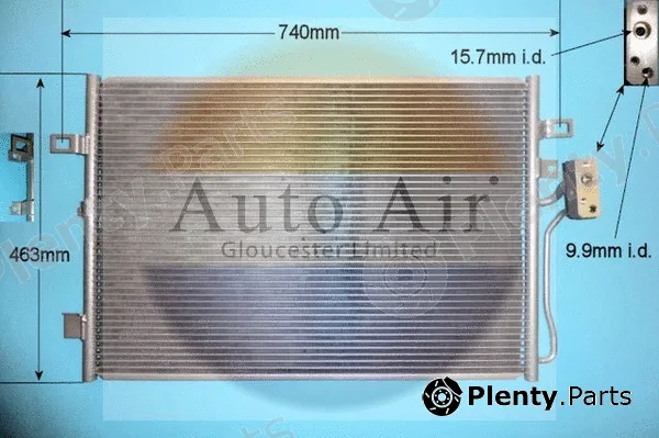 Auto Air Gloucester 16-6236 — Condenser, air conditioning