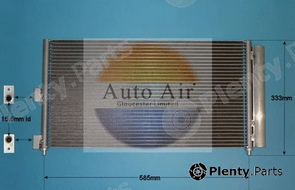 Auto Air Gloucester 16-1104 — Condenser, air conditioning