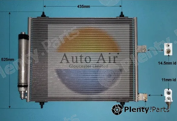 Auto Air Gloucester 16-6216A — Condenser, air conditioning