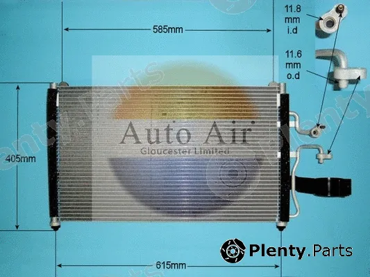 Auto Air Gloucester 16-9759 — Condenser, air conditioning