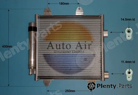 Auto Air Gloucester 16-1333 — Condenser, air conditioning