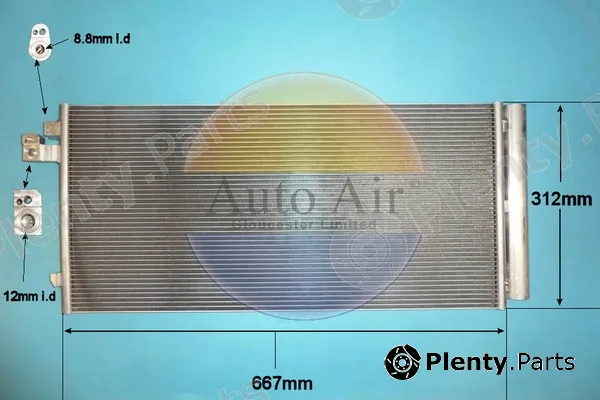 Auto Air Gloucester 16-0020 — Condenser, air conditioning
