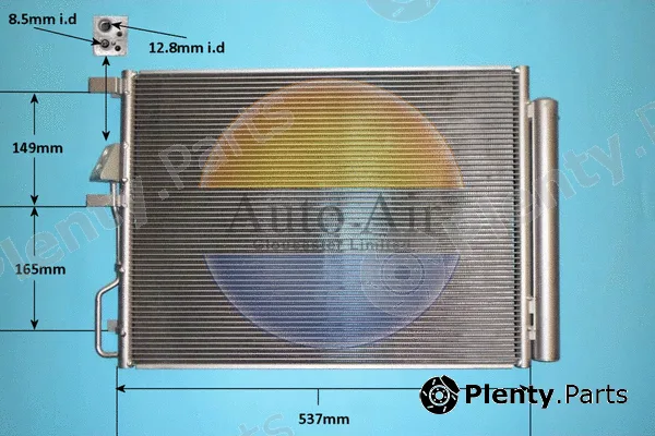 Auto Air Gloucester 16-0072 — Condenser, air conditioning