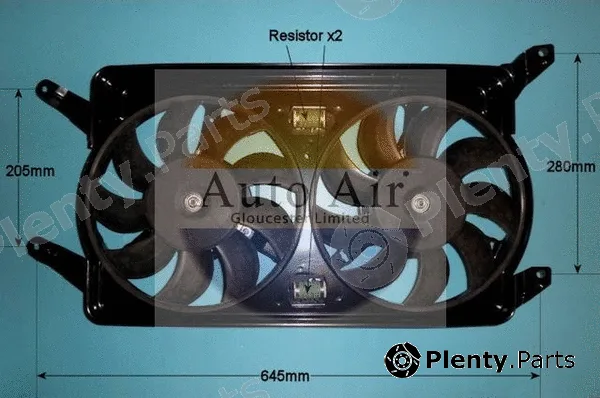 Auto Air Gloucester 05-1019 — Electric Motor, radiator fan
