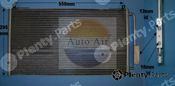 Auto Air Gloucester 16-9910 — Condenser, air conditioning